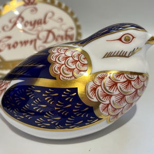Royal Crown Derby QUAIL Paperweight