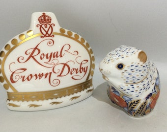 Royal Crown Derby POPPY MOUSE Paperweight