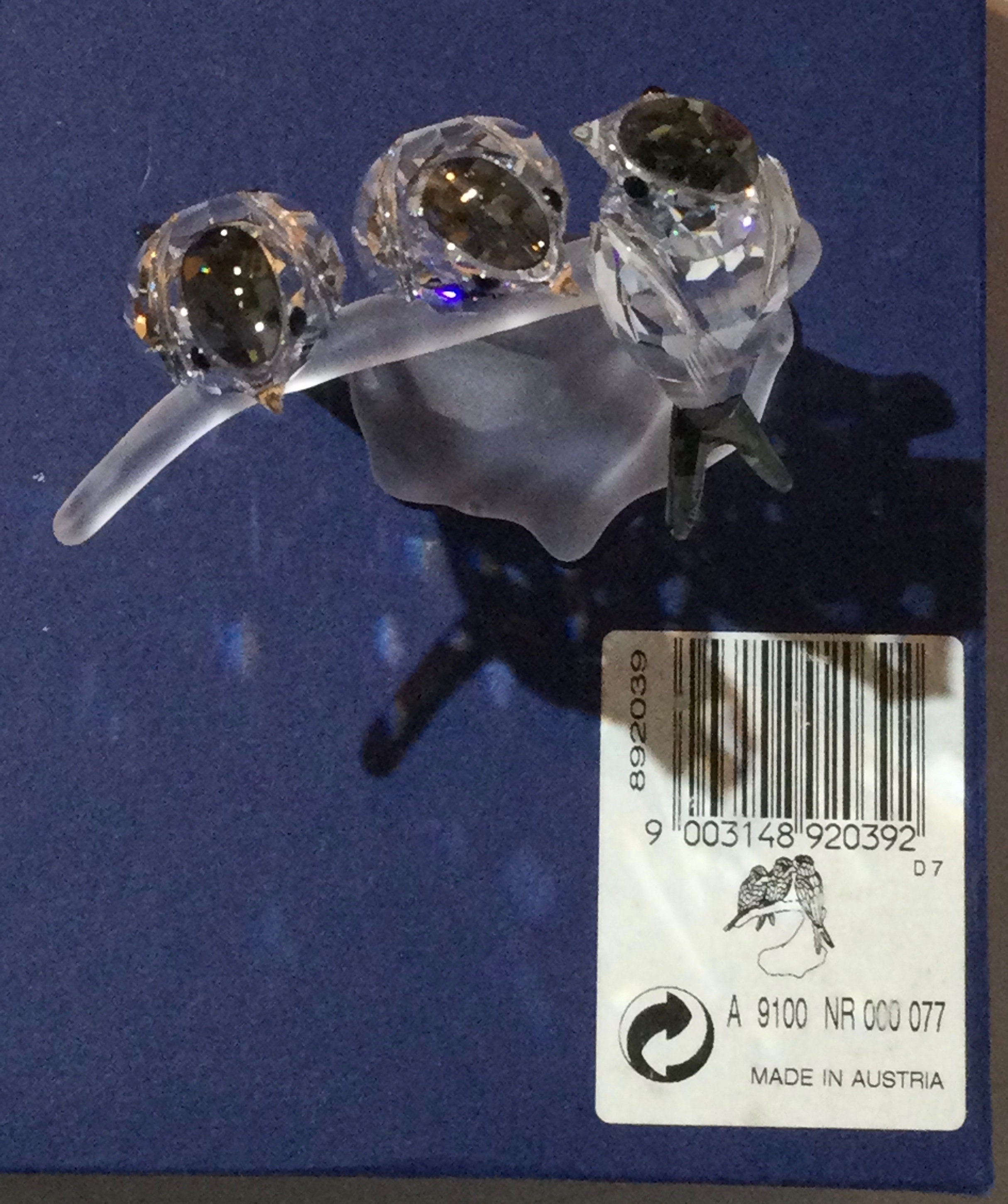 箱入りスワロフスキークリスタル ツバメ #892039 - Etsy 日本