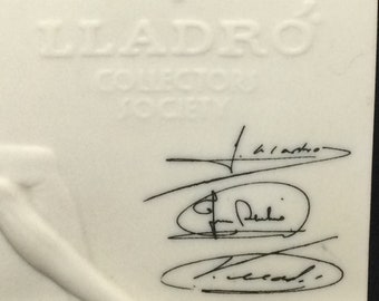 リヤドロネームプレート リヤドロコレクターズソサエティネームプレート - Etsy 日本
