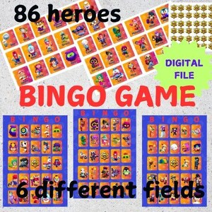 BINGO SPIEL. Schlägerei Bingo. Digitale Datei
