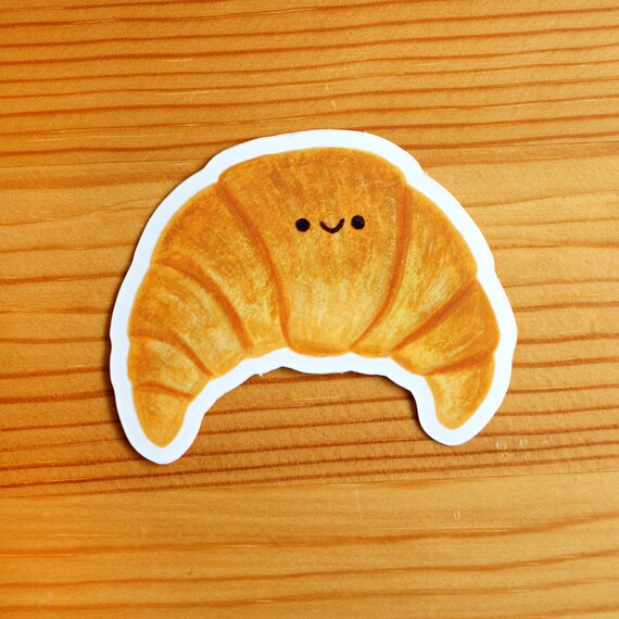 Croissant Pastry Food Vinyl Sticker