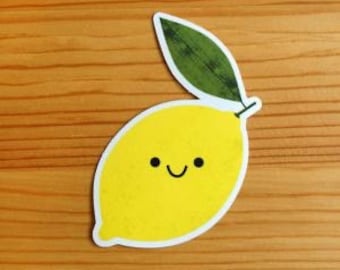 Lemon Vinyl Sticker