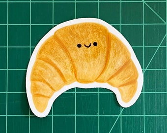 Croissant Pastry Food Vinyl Sticker