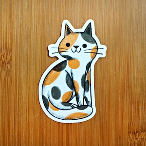 Calico Cat Vinyl Sticker