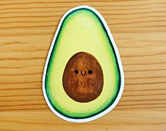 Pegatina de vinilo de aguacate