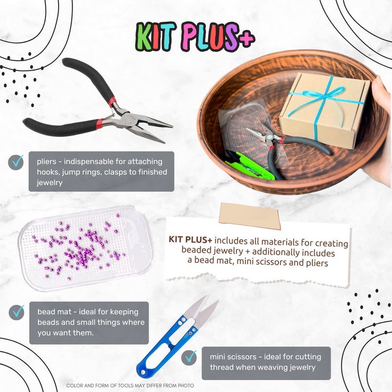 DIY Create Stunning Bead Crochet Necklace With Kit-ocean Blue Bead Rope ...