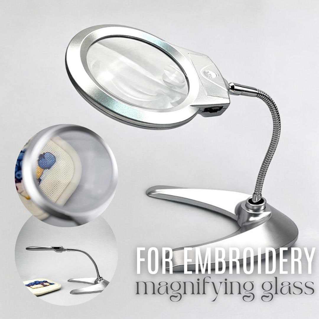 Hands-free Magnifying Glass With LED Light, Craft Tools, Magnifier for ...