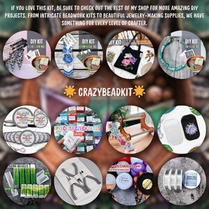 DIY Kit for Beaded Crochet Necklace Rope, Vibrant Multicolor Design for ...