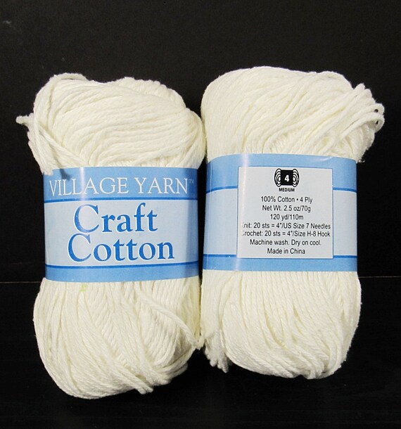 Village Yarn Dishcloth Cotton Value Yarn Pack