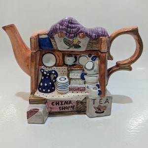 Vintage China Shoppe figural teapot by Seymour Mann