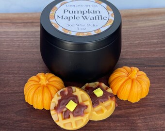 Pumpkin Maple Waffle Wax Melts | soy wax melts | food wax melts | scented wax melts