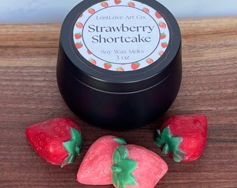 Strawberry Shortcake Wax Melts | soy wax melts | food wax melts | scented wax melts | strawberry shortcake