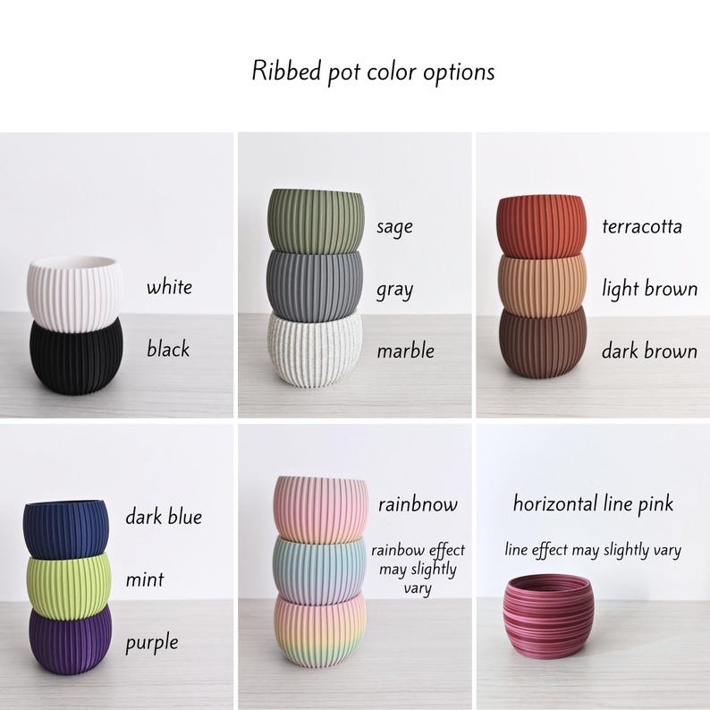Choose your pot design and color
