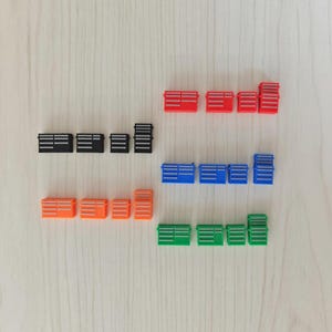 Miniature Toolbox Set, 1/64 Scale Tool Cabinets, Diorama Accessories for Displays, Model Scenes, Crafts, Hobby Projects, 3D print