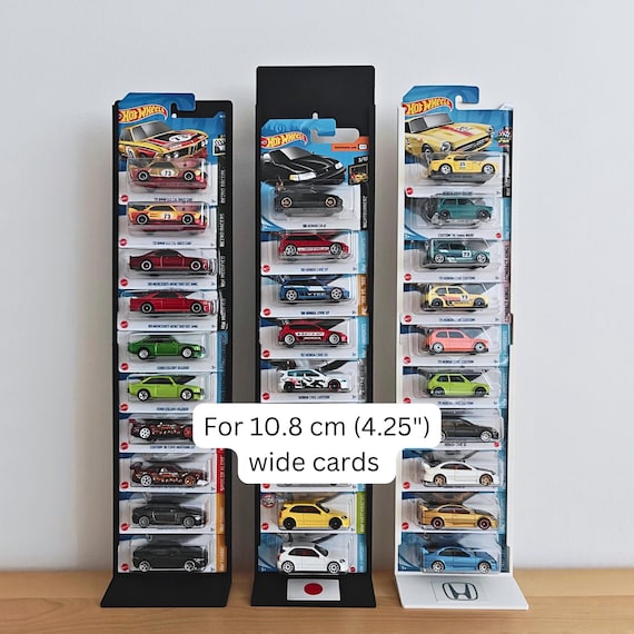 Wall Mount or Stand for Hot Wheels Mainline Series, Fits 10.8 Cm