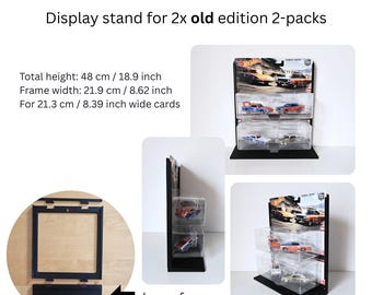 ホットウィール2パック用壁掛けマウントまたはディスプレイスタンド