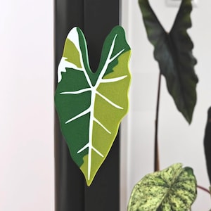 IKEA Fabrikor Key Cover Handles, Alocasia Chantrieri Leaf Cabinet Key Covers, Decorative Lock Covers, 3D Printed Leaf Handles
