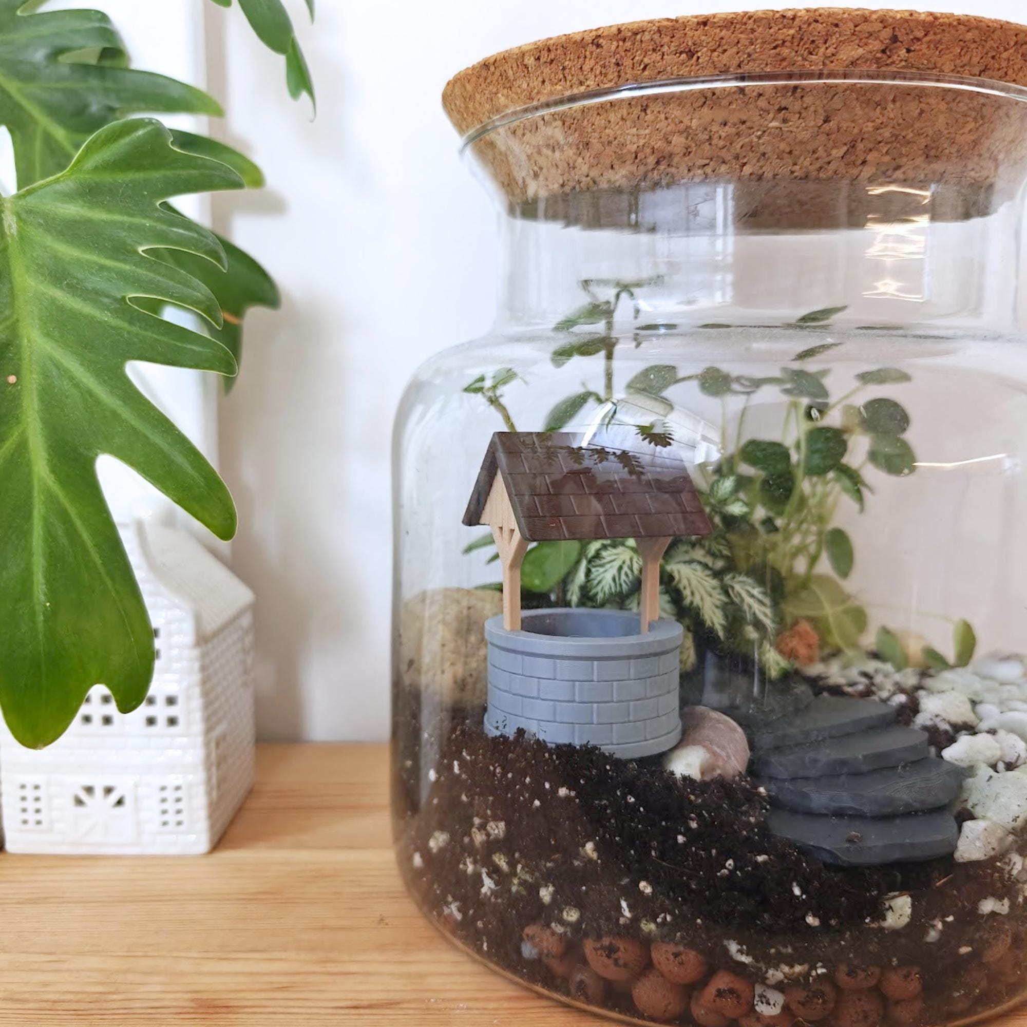 Pozzo Dei Desideri In Miniatura Per Giardino Delle Fate - Scegli GO 17404 - Terrario Fai Da Te