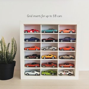 Insertions de grille pour cadre IKEA Sannahed 25 x 25 cm, organiseur de présentation Hot Wheels à l'échelle 1:64, incrustation imprimée en 3D