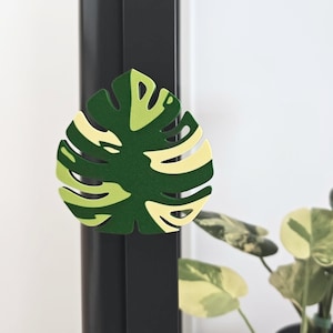 IKEA Fabrikor Nyckelhandtag, Monstera Lövskåpsnyckelskydd, Dekorativa Låsskydd, 3D-utskrivna Lövhandtag