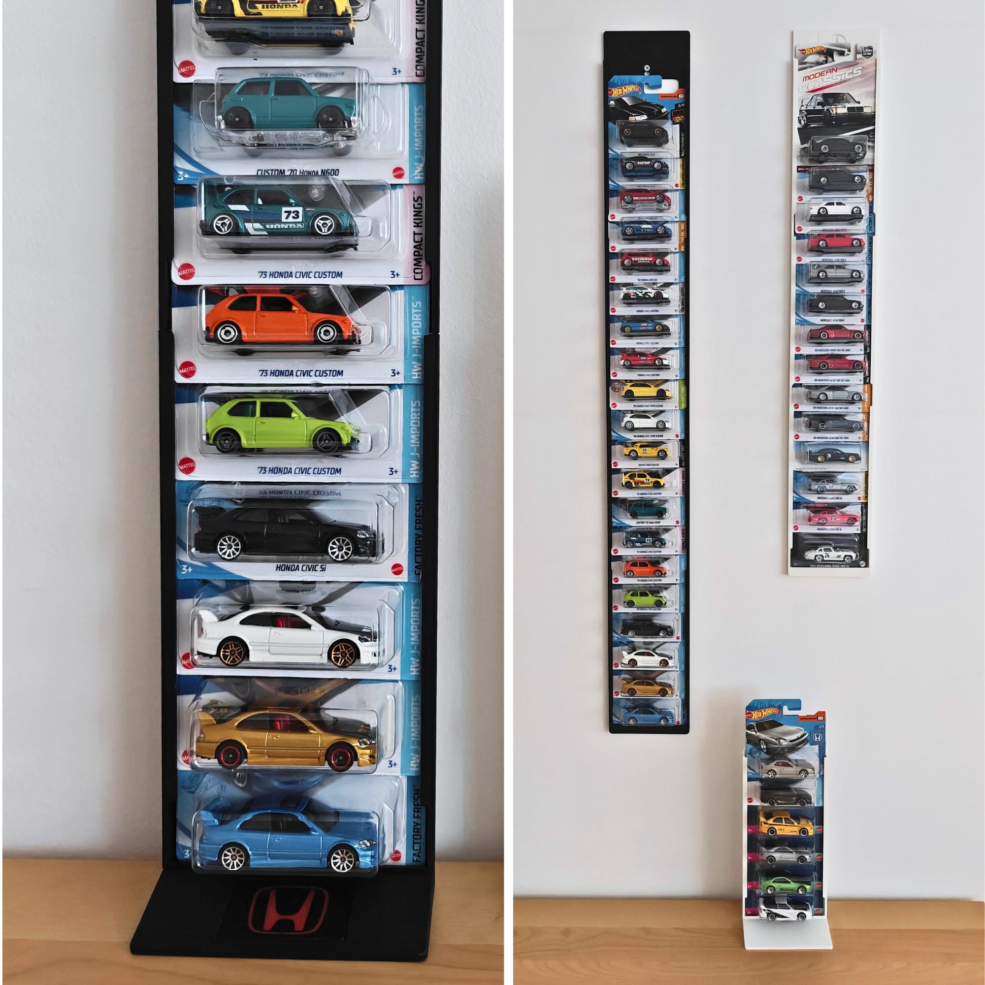 Wall Mount or Stand for Hot Wheels Mainline Series, Fits 10.8 Cm