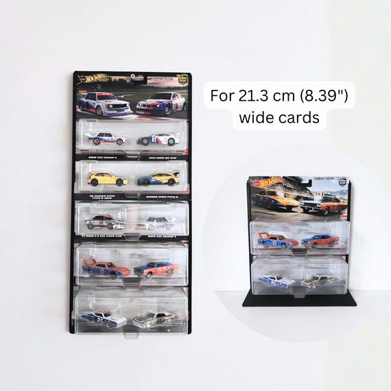［専用］Hotwheels DISPLAY STAND Wall Mount or Display Stand for Hot Wheels 2-pack, Fits New and