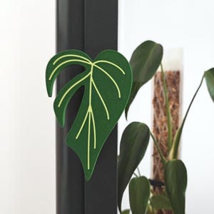 IKEA Fabrikor Nyckelskydd Handtag, Monstera Burle Marx Lövskåp Nyckelskydd, Dekorativa Låsskydd, 3D-utskrivna Lövhandtag
