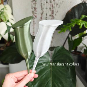 Water container in the shape of a Pitcher plant, Self-watering planter, Slow Release Watering for Indoor Plants, Irrigation and watering aid