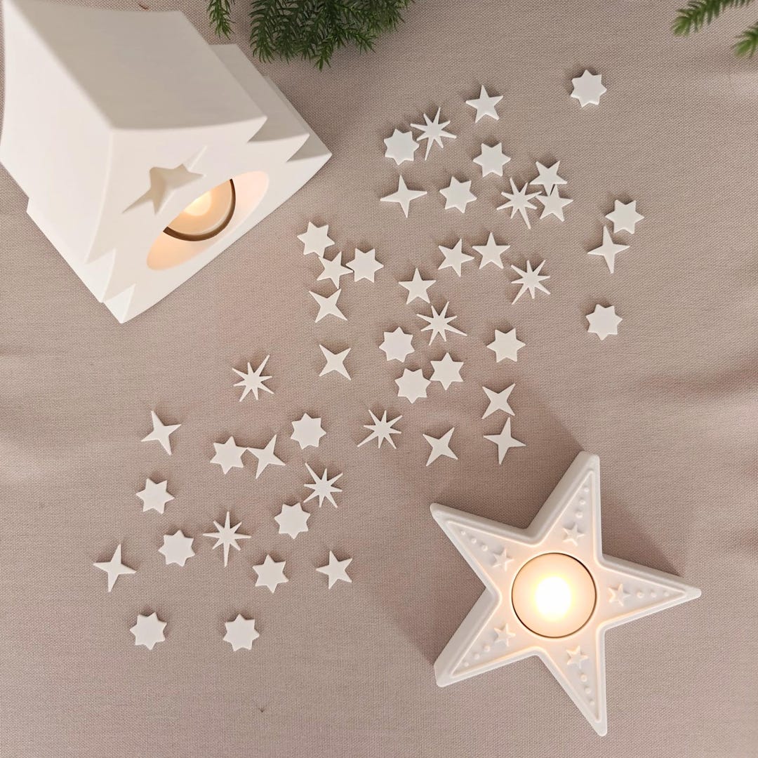 Star Confetti, 5 Shapes, 3D Printed Table Decor, Party Decorations ...