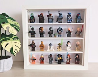 Inserciones de rejilla para marco IKEA Sannahed de 25 x 25 cm, organizador de exhibición de figuras Lego, incrustación impresa en 3D