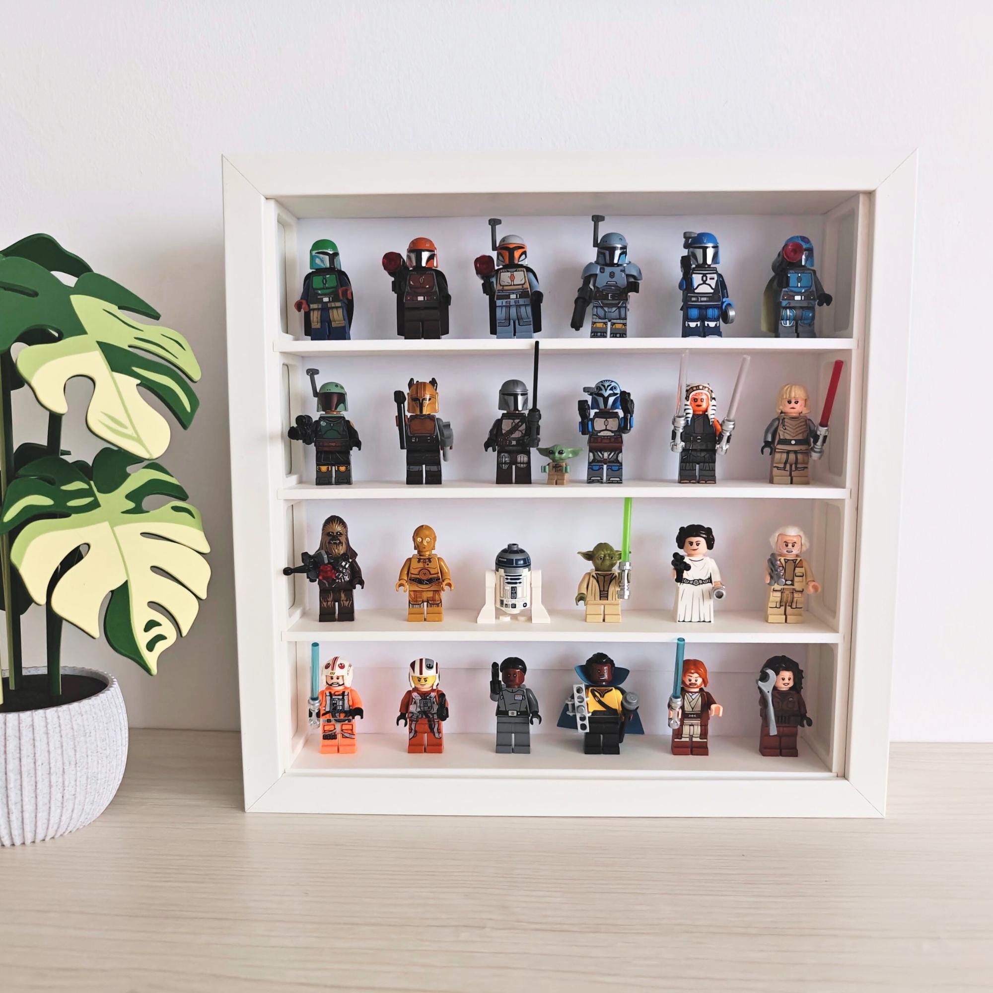 Grid Inserts for IKEA Sannahed Frame 25x25 Cm, Lego Figurine