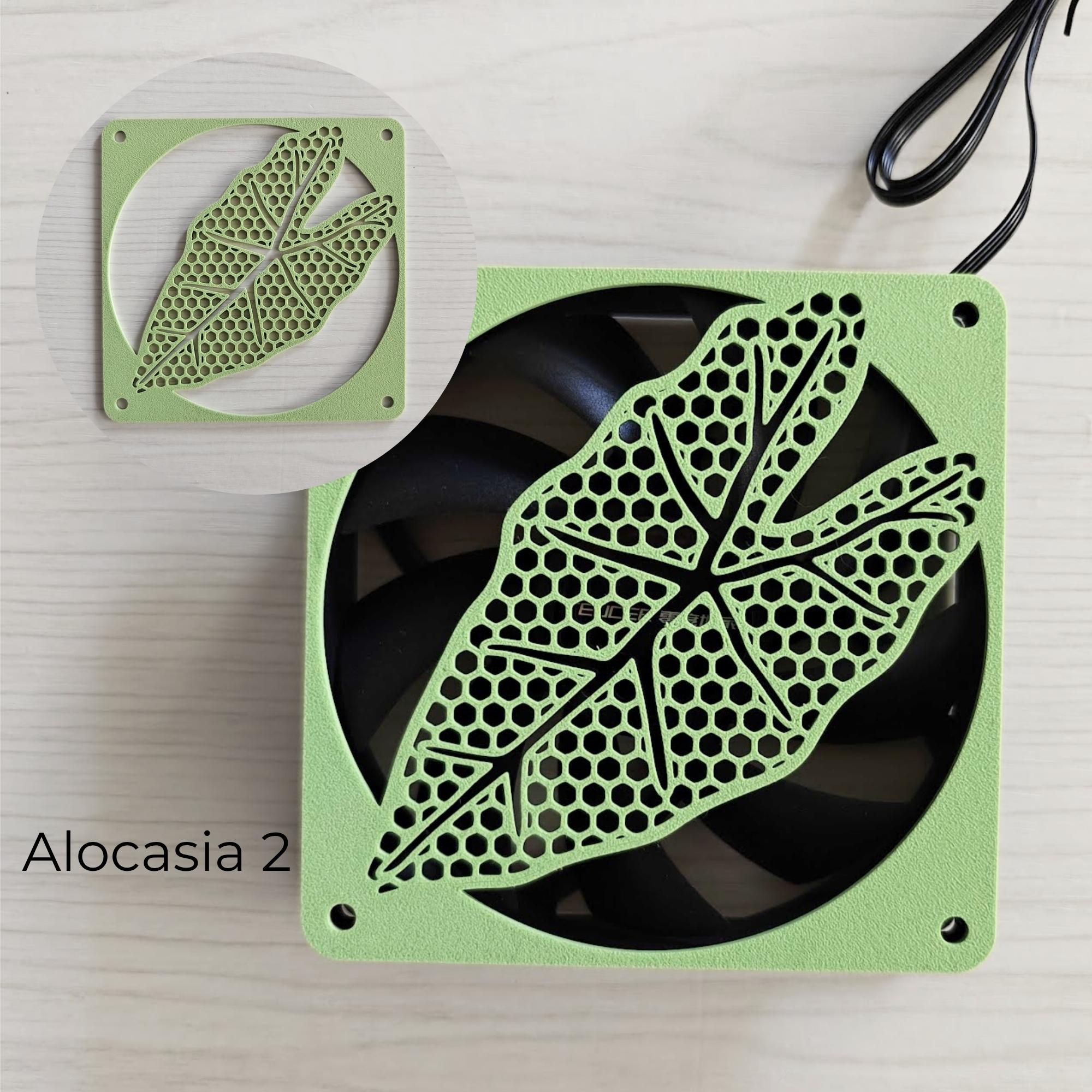 Monstera Fan Monstera Fan Cover 120mm, Plant-themed PC Fan Grill, Decorative ...