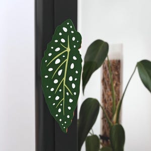 Tiradores con tapa para llaves IKEA Fabrikor, tapas para llaves de armarios con diseño de hojas de begonia, tapas decorativas para cerraduras, tiradores con forma de hoja impresos en 3D.