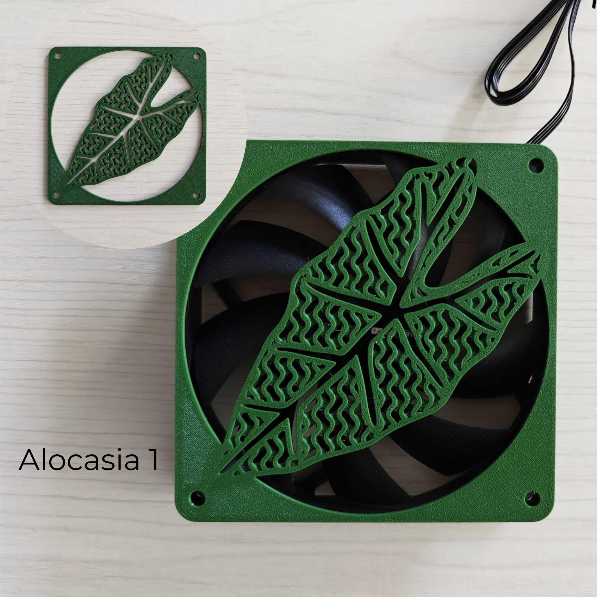 Monstera Fan Monstera Fan Cover 120mm, Plant-themed PC Fan Grill, Decorative ...