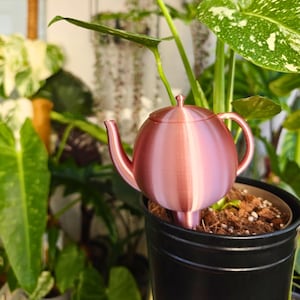 Theepotplantbesproeiingspin, zelfbewateringshulpmiddel voor kamerplanten, waterreservoir met langzame afgifte, 3D-print