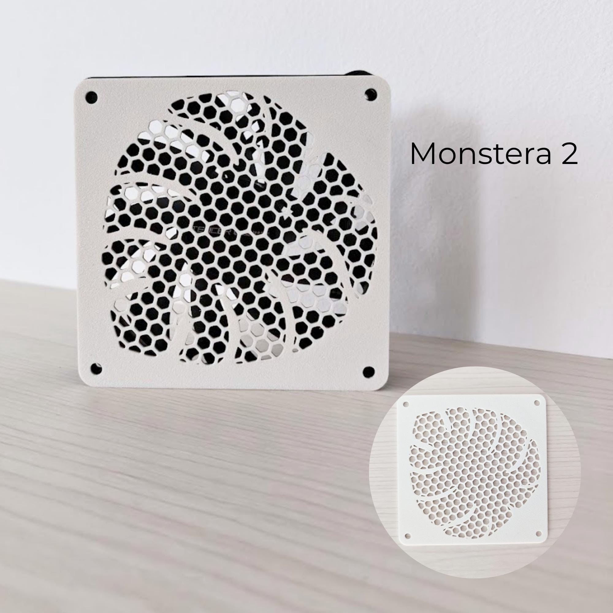 Monstera Fan Monstera Fan Cover 120mm, Plant-themed PC Fan Grill, Decorative ...