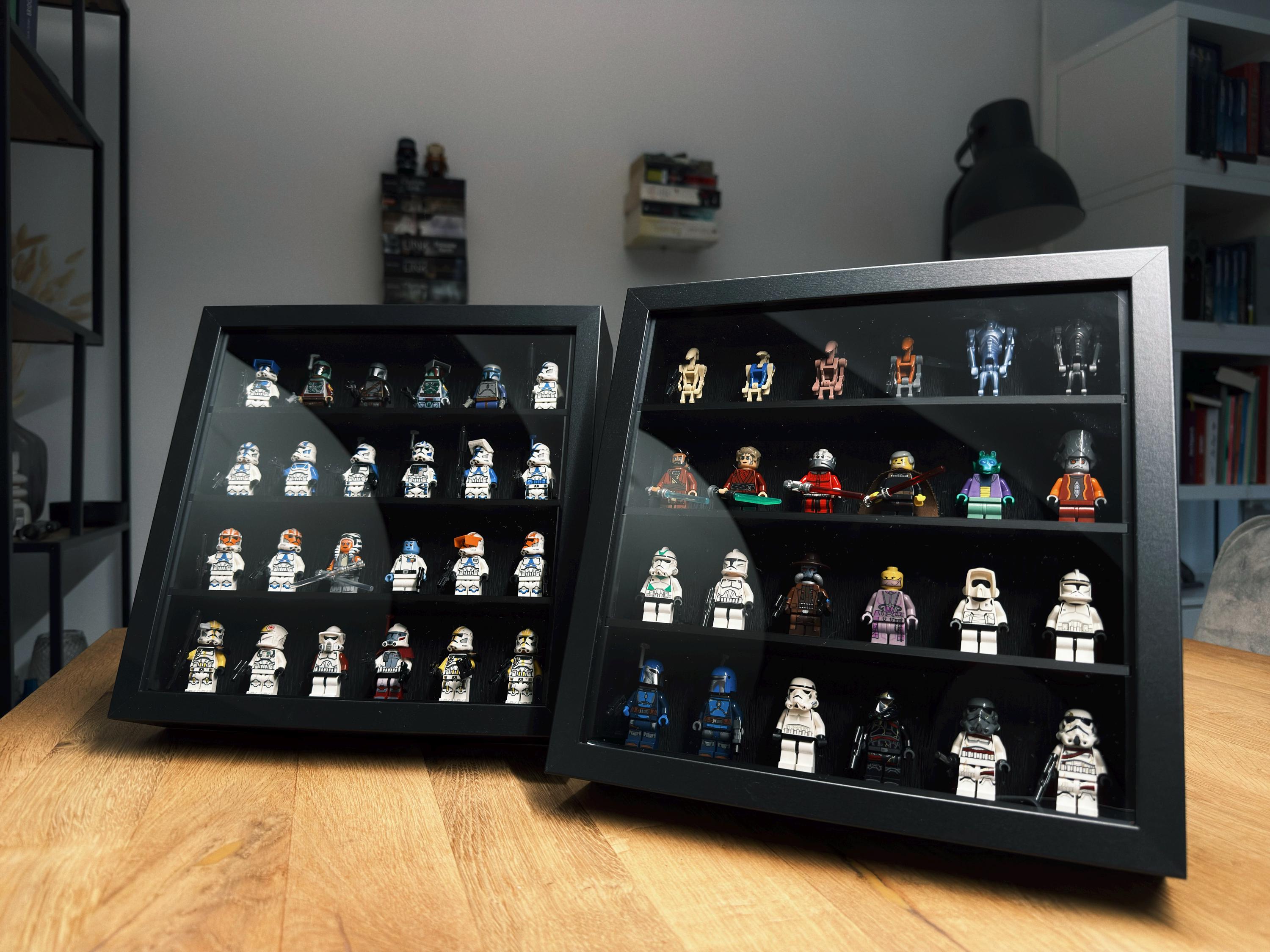 Grid Inserts for IKEA Sannahed Frame 25x25 Cm, Lego Figurine