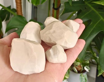 Rocas en miniatura para terrarios, pequeñas piedras impresas en 3D para decoración de plantas y dioramas