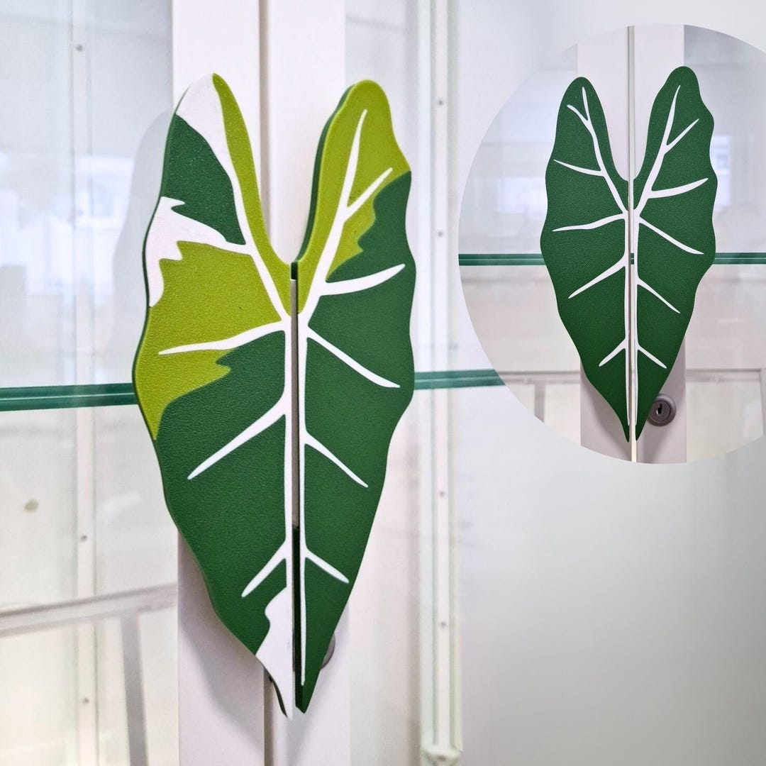 Slip-on Leaf Handles for IKEA MILSBO & RUDSTA Cabinet, No Tools