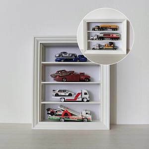 IKEA Vastanhedフレーム用グリッドインサート 20 x 25 cm (7.87 × 9.84 インチ)、おもちゃの車やフィギュアのディスプレイオーガナイザー、3Dプリントインレイ