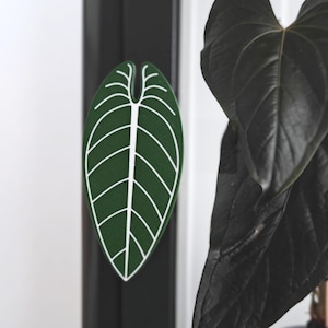 IKEA Fabrikor Nyckelskydd, Anthurium Warocqueanum Blad Skåpnyckelskydd, Dekorativa Låsskydd, 3D-utskrivna Bladhandtag