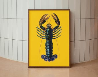 Lot De 3 Pendentives Murales 3D - Homard, Poisson, Canard - Fabriquées En Italie