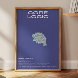 Impressão artística de formiga de Langton: algoritmo generativo, design de pixel minimalista