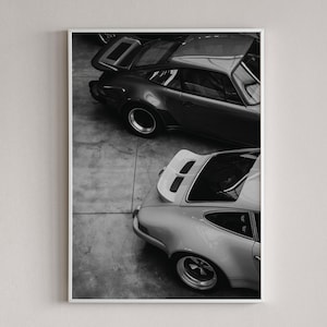 Vintage Car Poster, Retro Sports Car Print, Black and White Car Photography, Monochrome Car Wall Art, Elegant Car Print, Automotive Fine Art