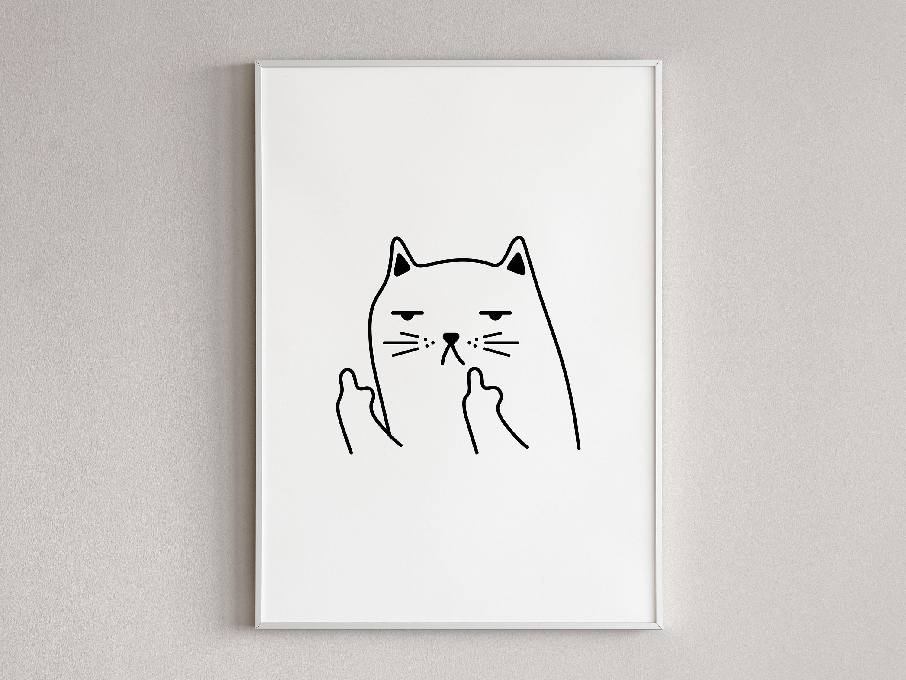 Ascii Art Cat Middle Finger