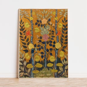 Impresión de arte floral vintage, arte mural botánico, arte floral antiguo, pintura al óleo de ramo floral, impresión de estilo victoriano, descarga digital
