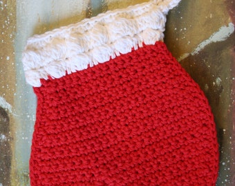 Red Mitten Potholder Hotpad Kitchen Home Decor Crochet Pattern