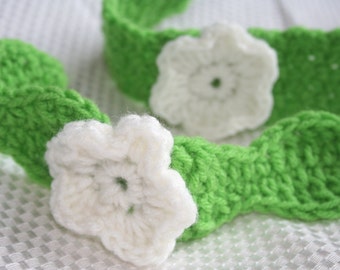 Spring Cuffs Flower Bracelet Jewelry Crochet Pattern
