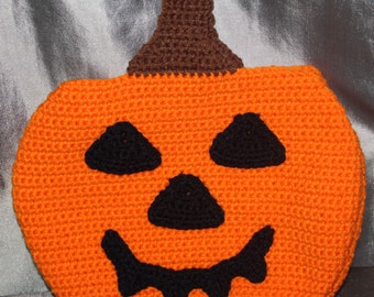 Halloween Pumpkin Candy Bag Purse Tote Holiday Crochet Pattern